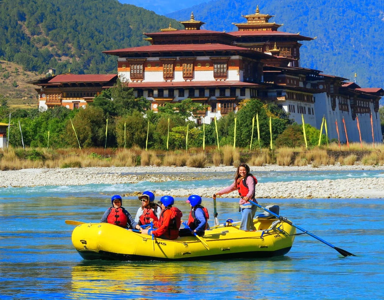 Rafting in Bhutan