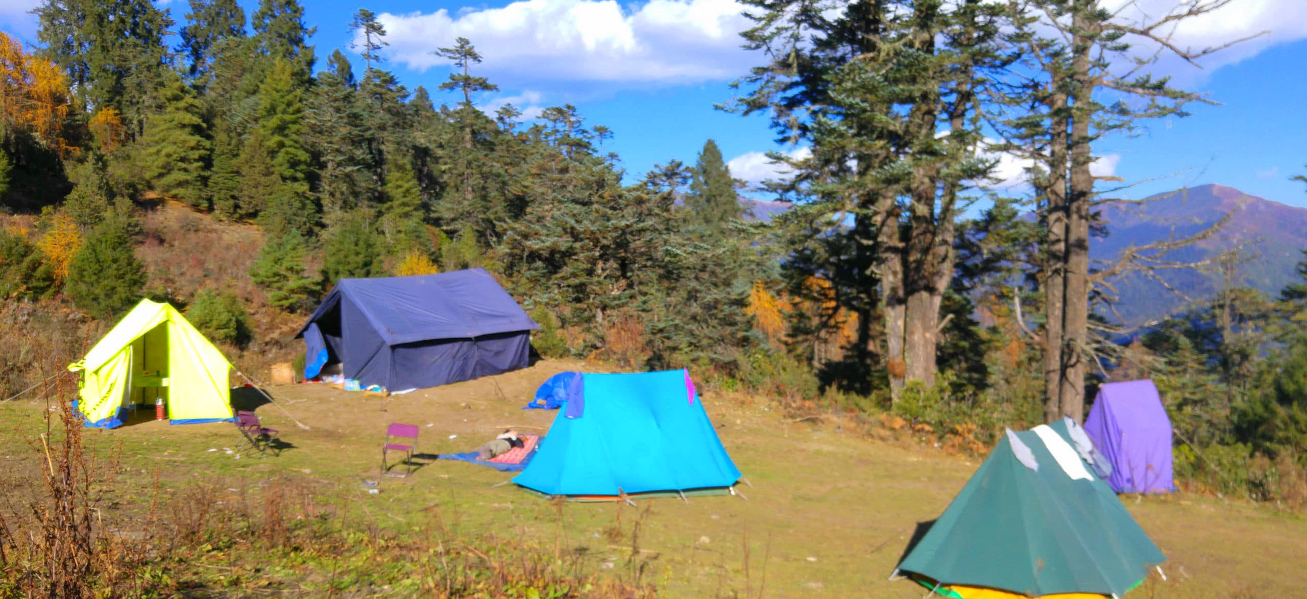 Top 10 places for Camping in Bhutan